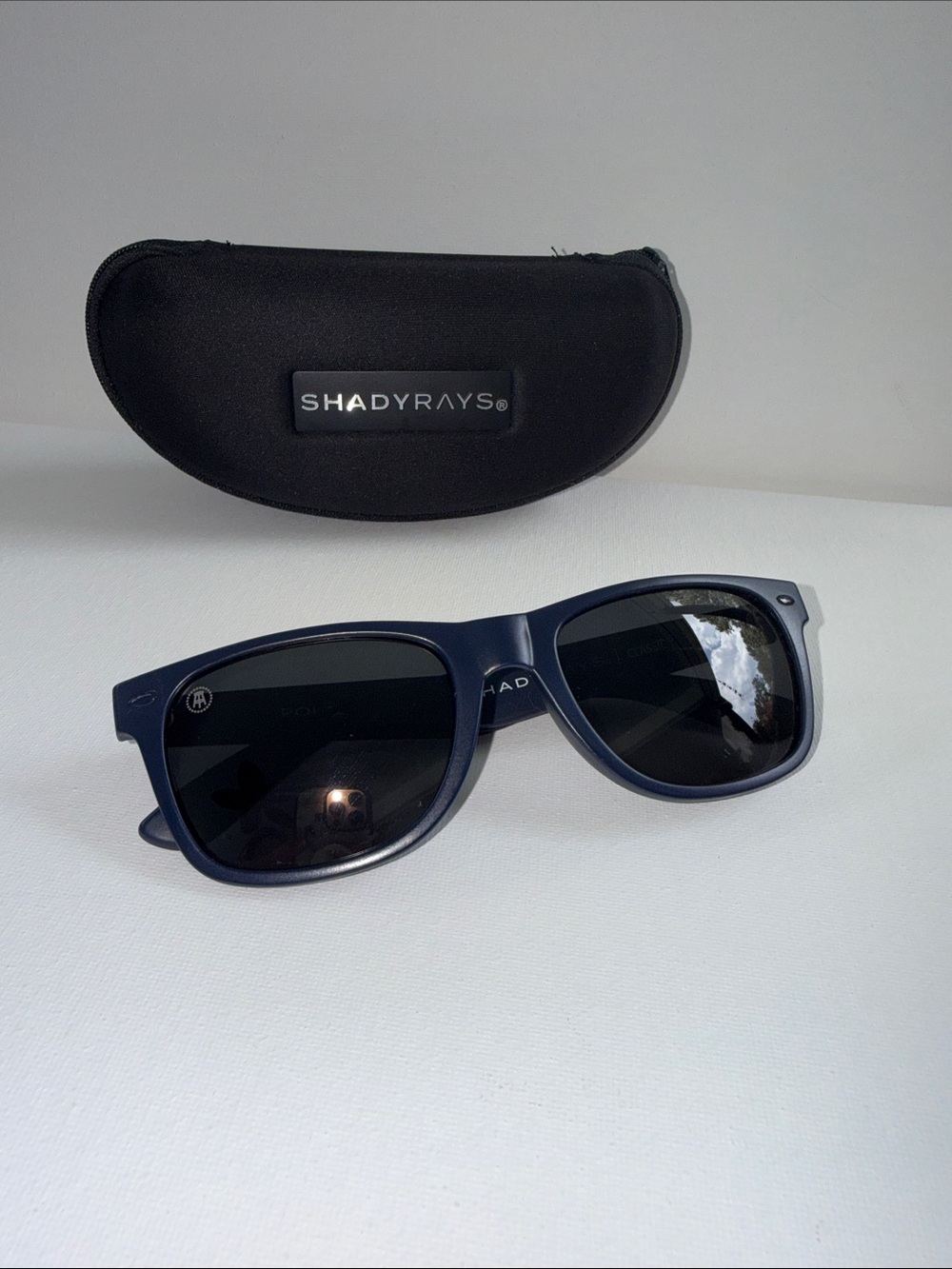 ShadyRays Men's Navy Frame Sunglasses with Dark Lenses - Picture 10 of 12